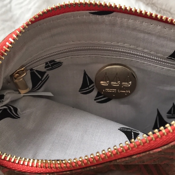 Orange cork clutch purse, NWT santos clutch - Picture 4 of 4